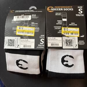 Lot Of 2 ProCat Soccer Socks 2pk - Size S Youth (total 4 Pair)